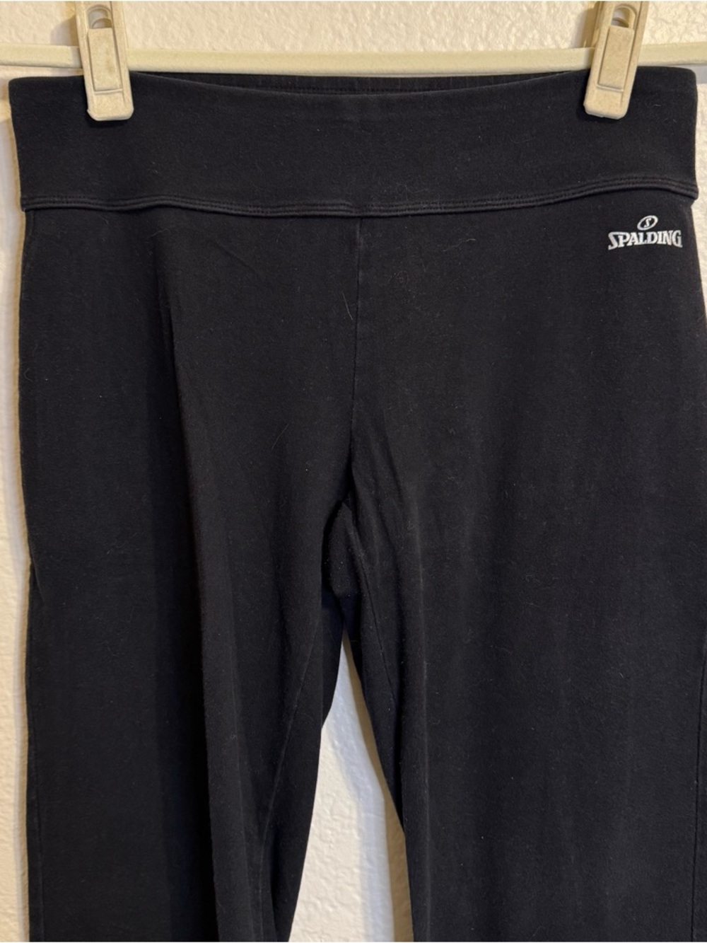 Spalding Black Active Leggings Yoga Pants Stretch Pants - S - Picture 2 of 9